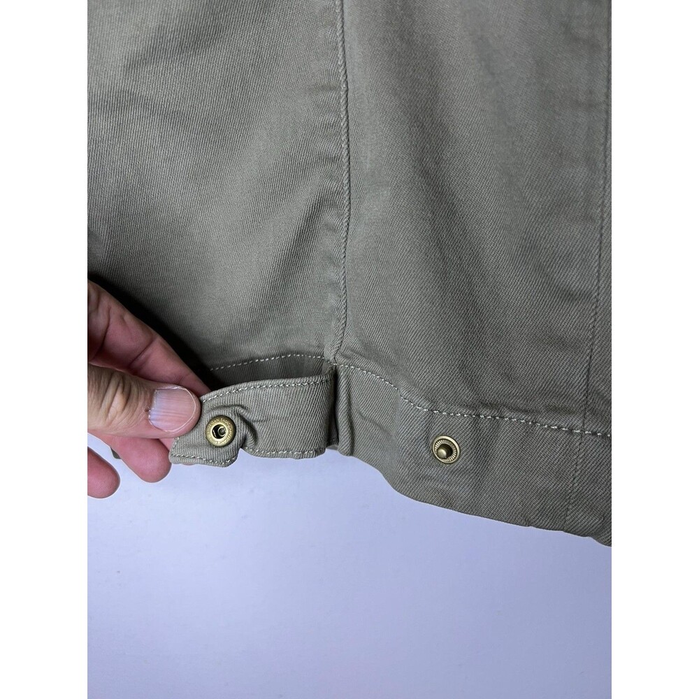 American Eagle Outfitters Pants Womens 4 Green Convertible Stretch Twill Khakis - Picture 4 of 13